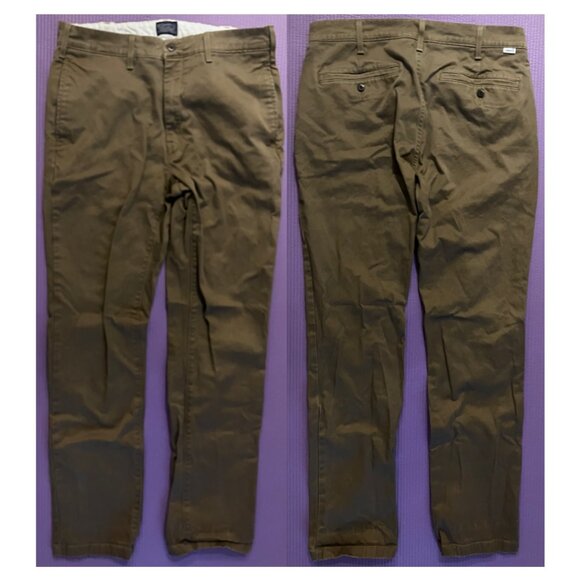 Rarely Used Levi's Brown Cotton Chino Pants 32x32 - Picture 1 of 1